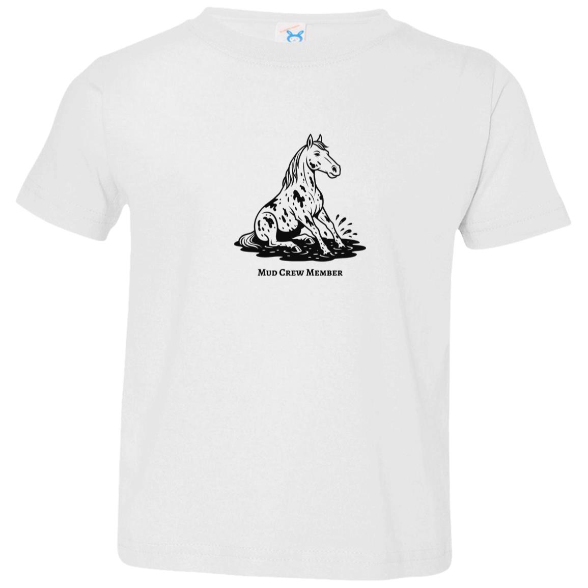 Mud Crew Member Horse Graphic Black 3321 Toddler Jersey T-Shirt