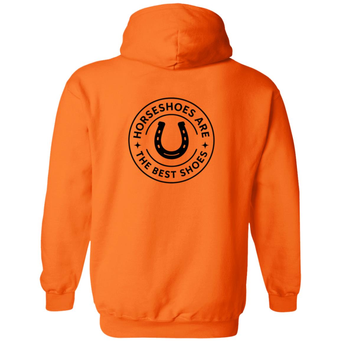 Horseshoes Are The Best Shoes Graphic Black G186 Gildan Zip Up Hooded Sweatshirt