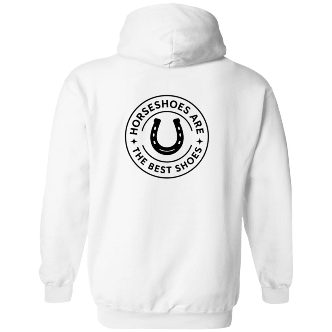 Horseshoes Are The Best Shoes Graphic Black G186 Gildan Zip Up Hooded Sweatshirt