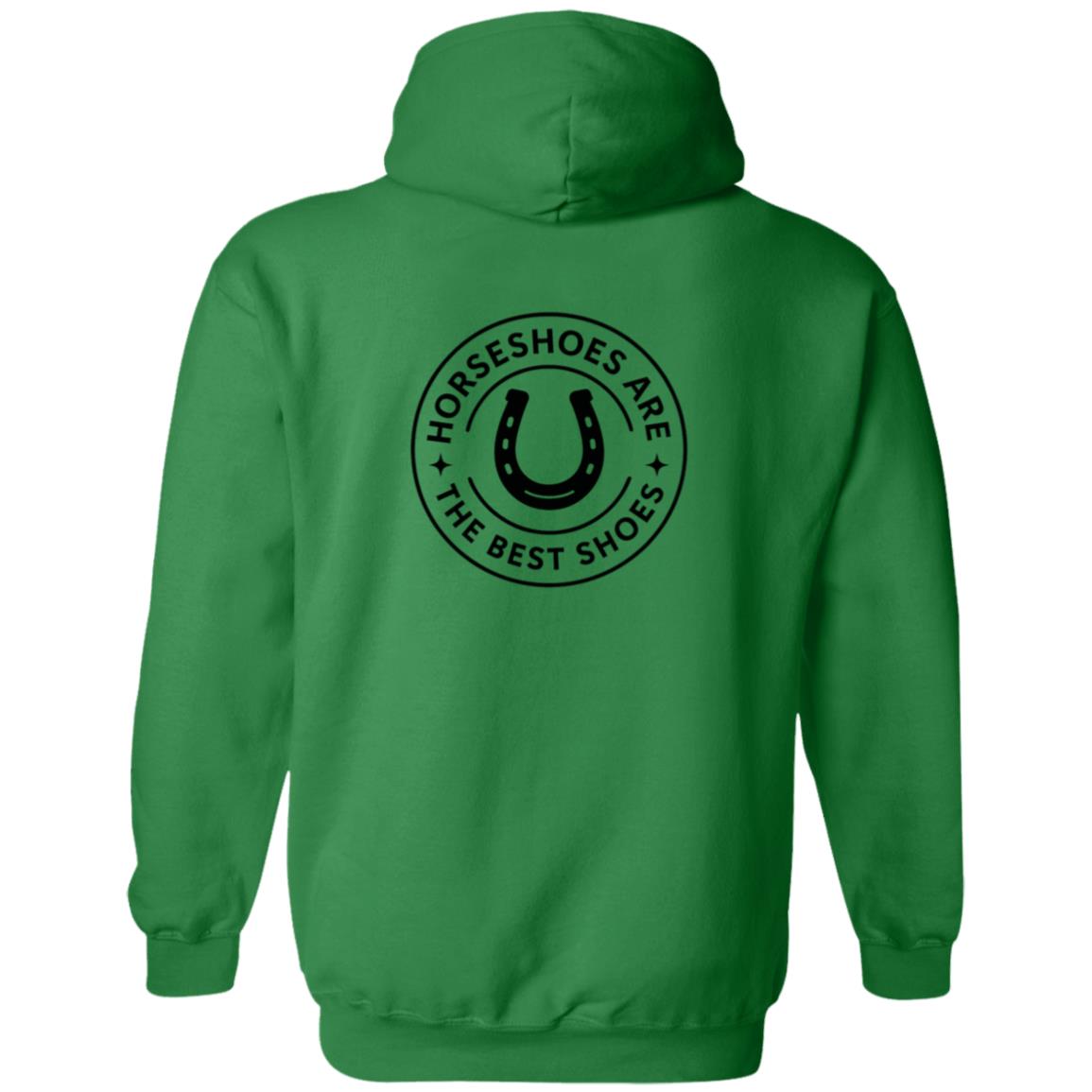 Horseshoes Are The Best Shoes Graphic Black G186 Gildan Zip Up Hooded Sweatshirt